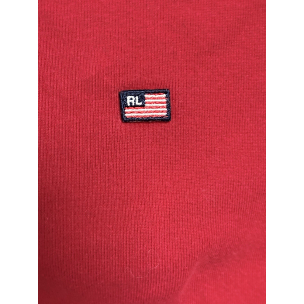 Ralph Lauren Polo Jeans Co. Red 3/4 Sleeve Tee Shirt Women’s M Y2K - Picture 4 of 9